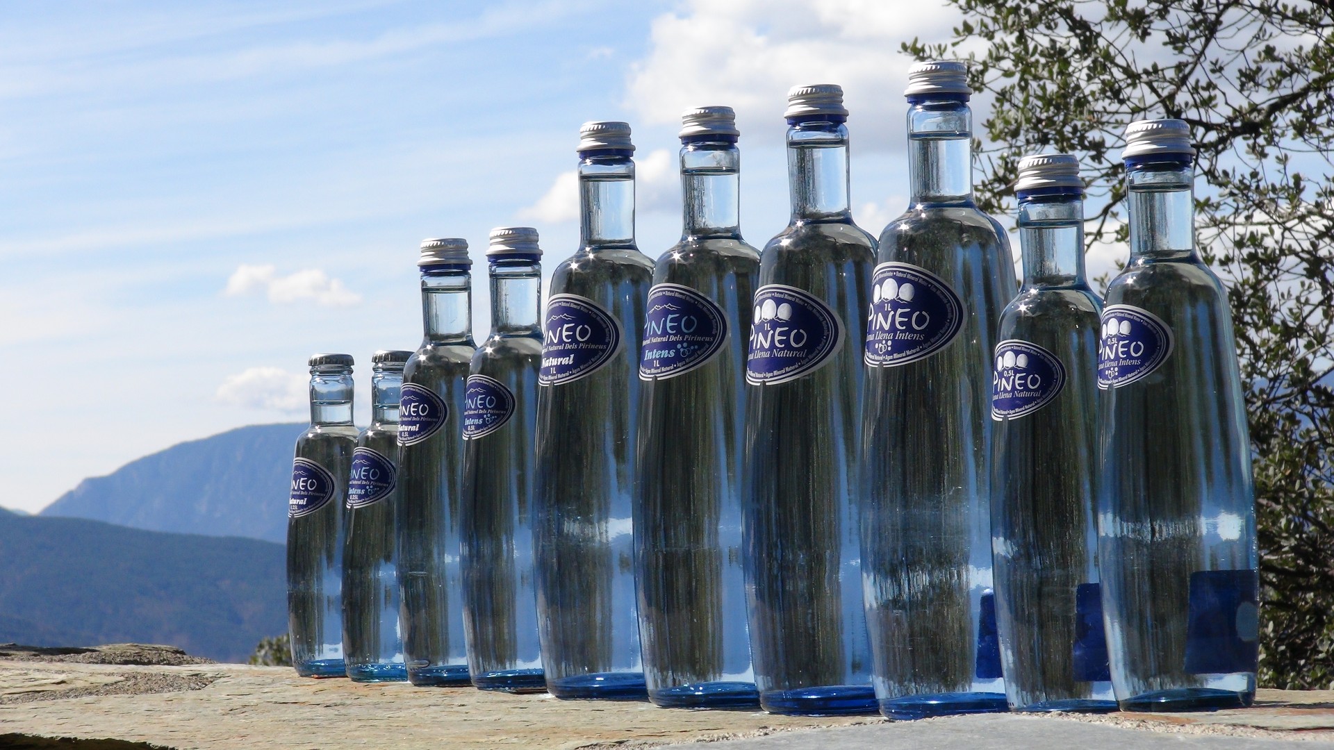 Pineo is a natural mineral water and is environmentally friendly