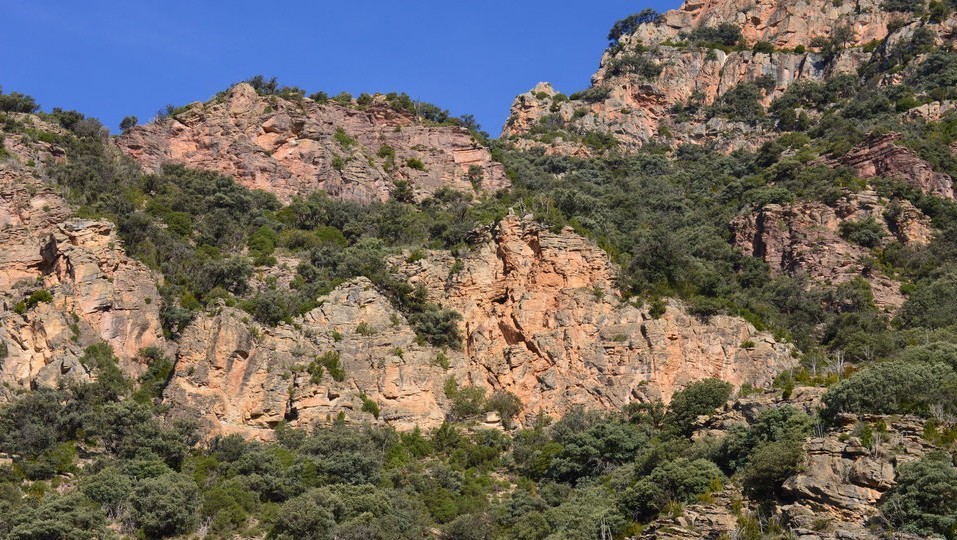 El agua Pineo surge espontáneamente de un manantial subterráneo