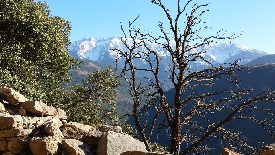 El entorno de Pineo en invierno 