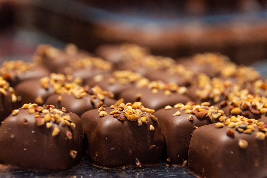 Chocolats belges Godiva à la Pâtisserie Charlotte