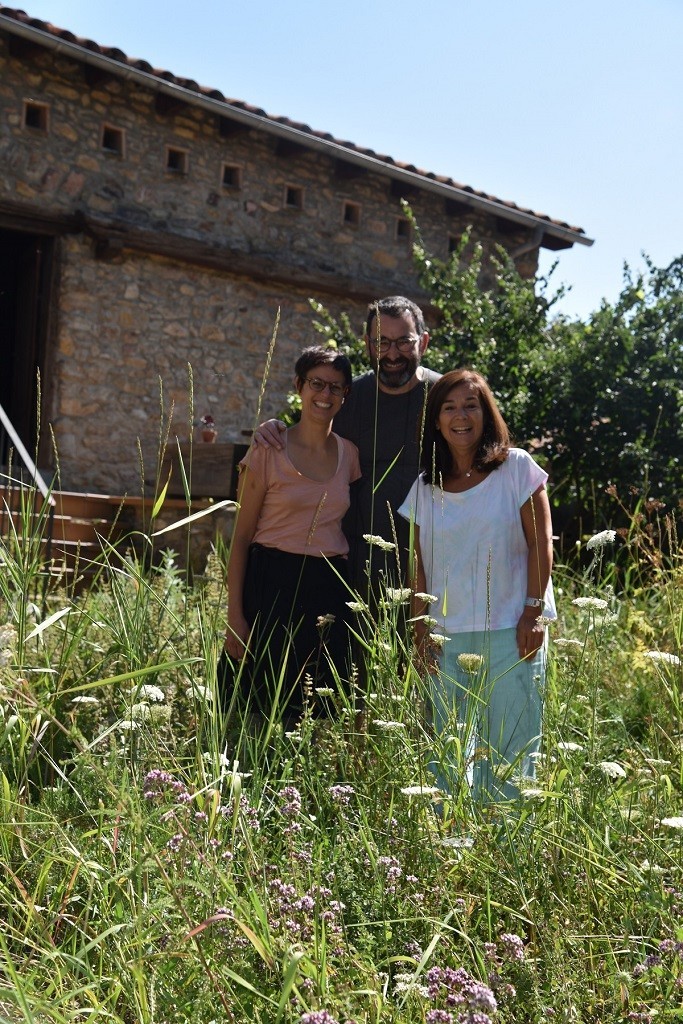 Lidia & Marc from bed & breakfast Cal Calsot and Chantal from Pineo