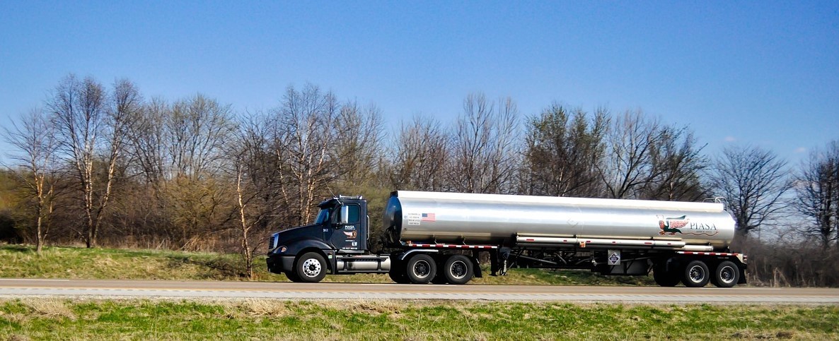 Vrachtwagen met drinkwater