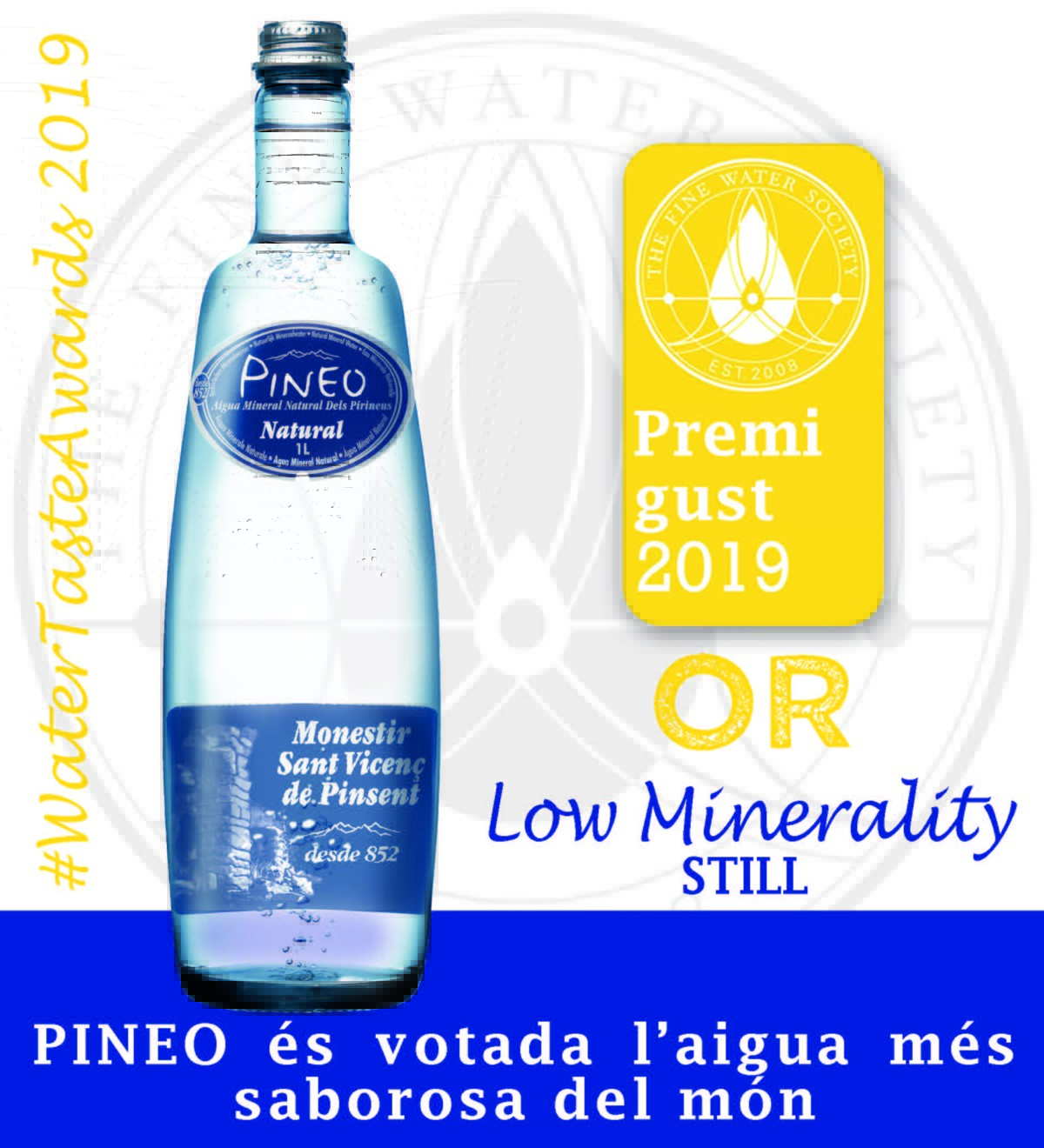 watertasteawards cat pineo es votada l’aiquq més saborosa del món